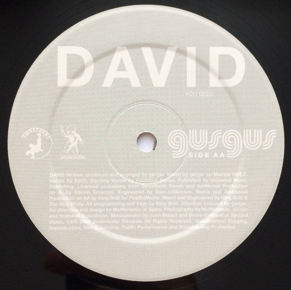 GusGus : David (12", Single)