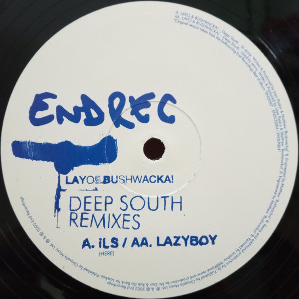 Layo & Bushwacka! : Deep South Remixes (12")
