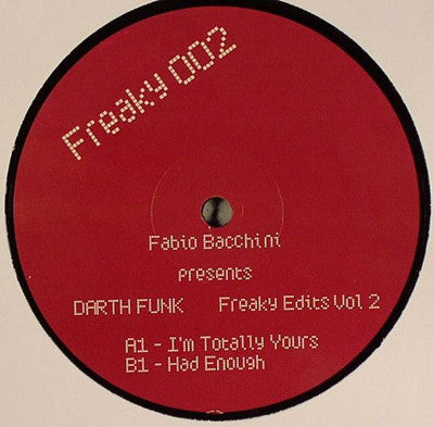 Fabio Bacchini Presents Darth Funk : Freaky Edits Vol 2 (12")
