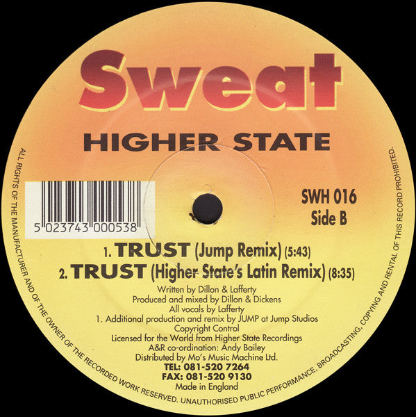 Higher State : Trust (12")