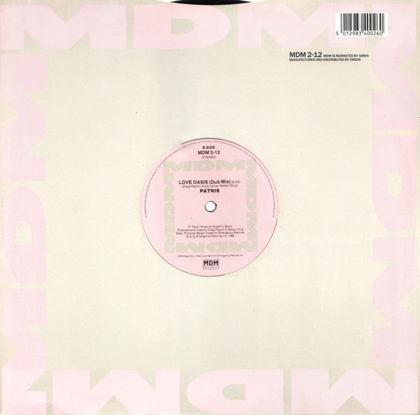 Patris : Love Oasis (12")