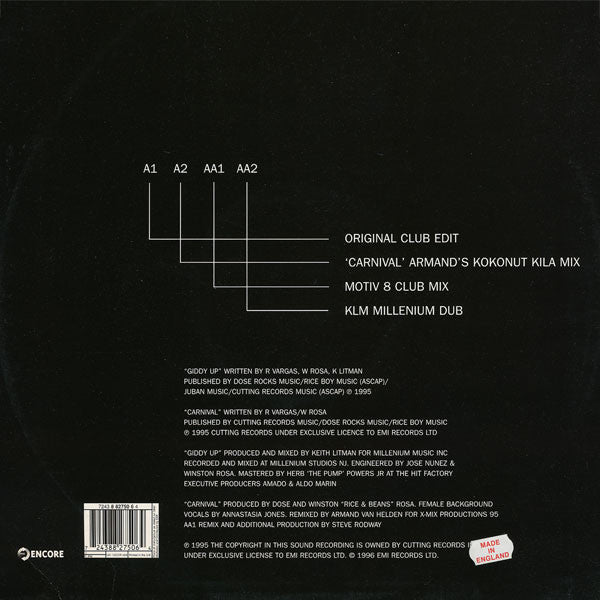 2 In A Room : Giddy Up (12")