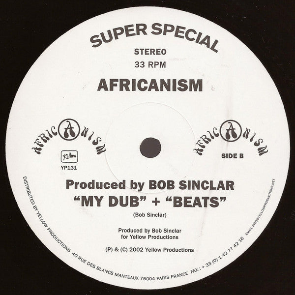 Africanism : My Beat + My Dub (12")