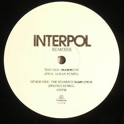 Interpol : Remixes (12", Promo, W/Lbl)