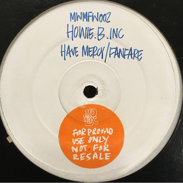 Howie B. : Have Mercy / Fanfare (12", Promo, W/Lbl)