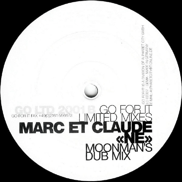 Marc Et Claude : Ne (Limited Mixes) (12", Ltd)