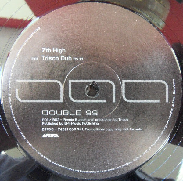 Double 99 : 7th High (2x12", Promo)