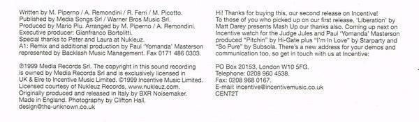 Mario Piu* : Communication (Somebody Answer The Phone) (12", Single)