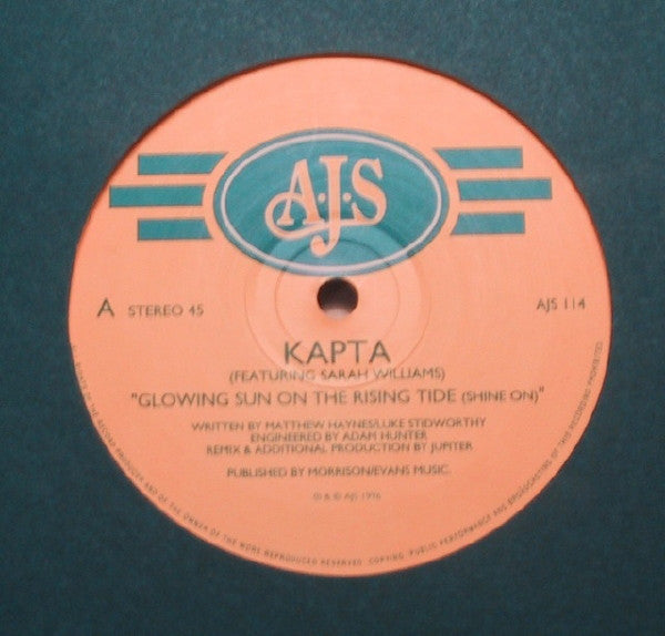 Kapta : Glowing Sun On The Rising Tide (Shine On) (12")