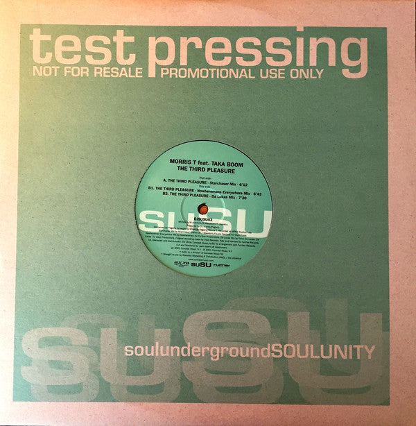 Morris T Feat. Taka Boom : The Third Pleasure (12", Promo, TP)
