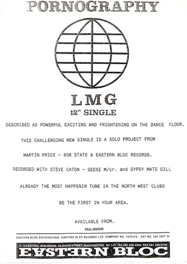 Pornography : LMG / LMGSM (12", Promo)