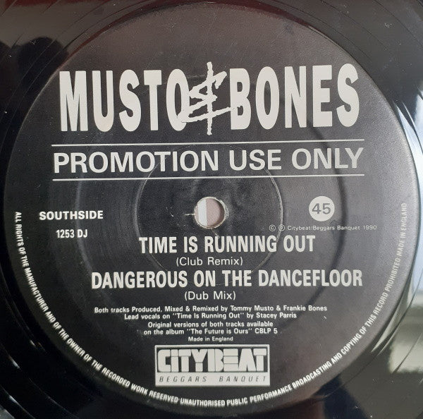 Musto & Bones : Dangerous On The Dancefloor (12", Promo)