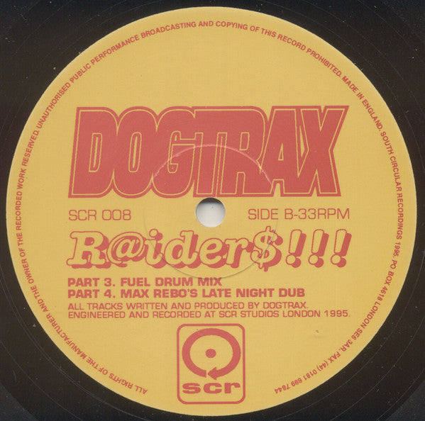 Dogtrax : R@ider$!!! (12")