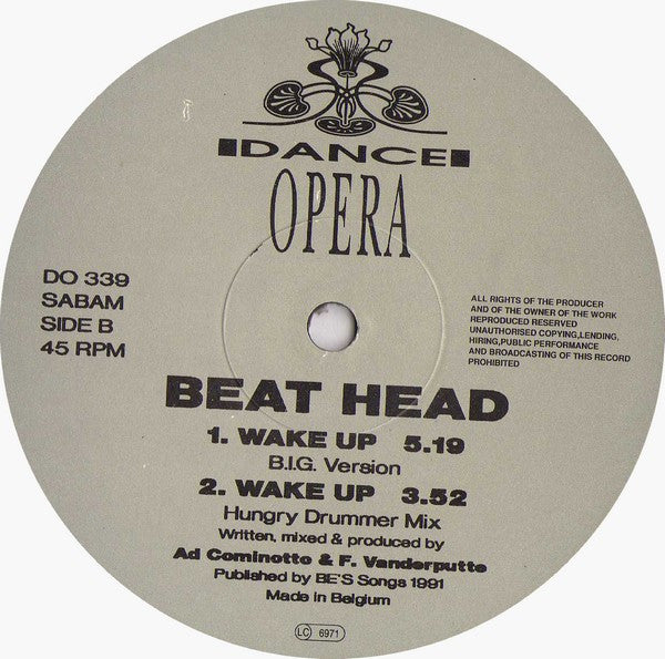 Beat Head* : Wake Up (12")