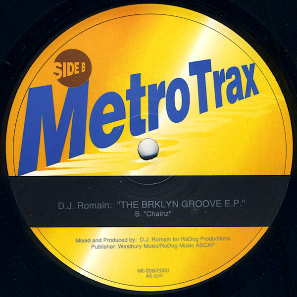 D.J. Romain* : The Brklyn Groove E.P. (12", EP)
