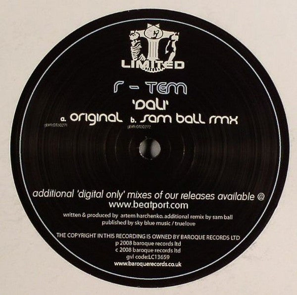 R-Tem : Dali (12")