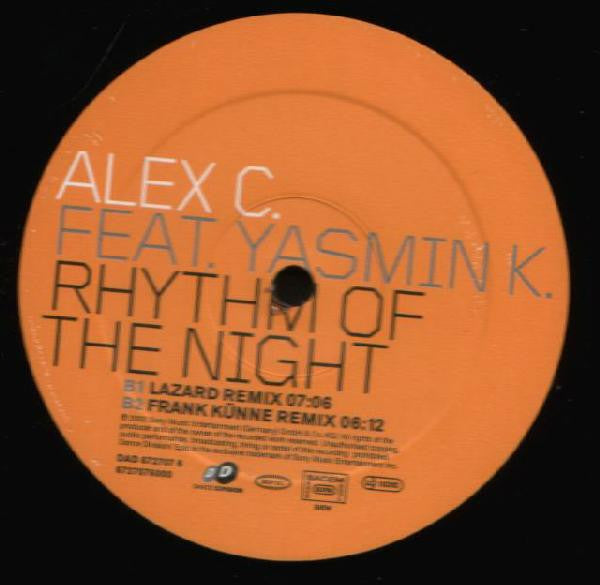 Alex C. Feat. Yasmin K. : Rhythm Of The Night (12")