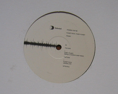 Powers That Be Vs. Roland Clark : Planet Rock / Funky Planet (12", Promo)