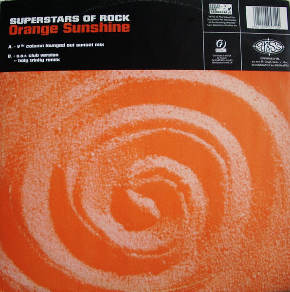 Superstars Of Rock : Orange Sunshine (12")