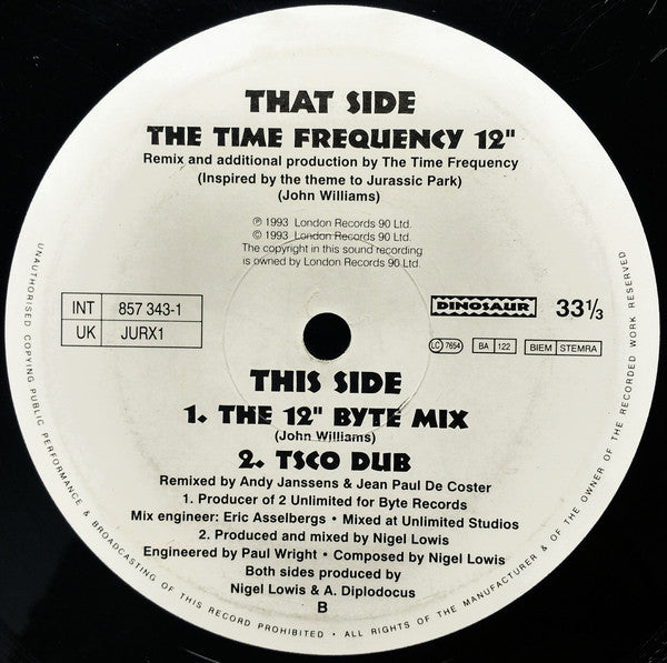 Soul City Orchestra : It's Jurassic (12")