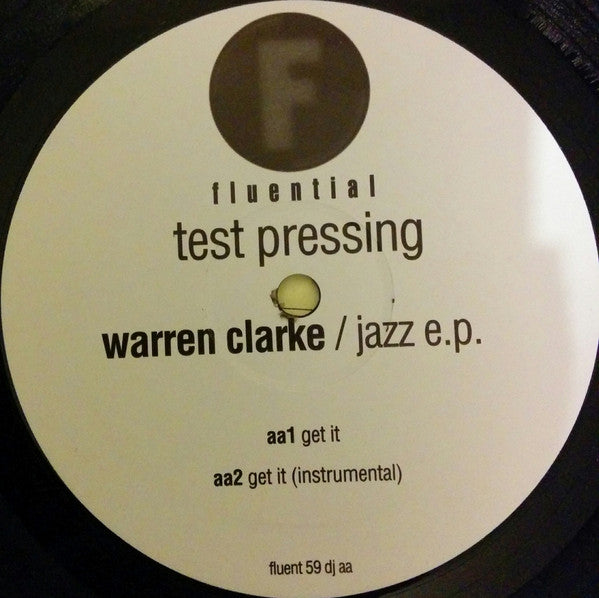 Warren Clarke : Jazz E.P. (12", TP)
