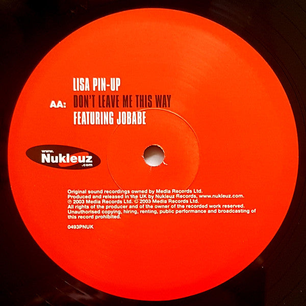 Lisa Pin-Up : Album Sampler (12", Smplr)