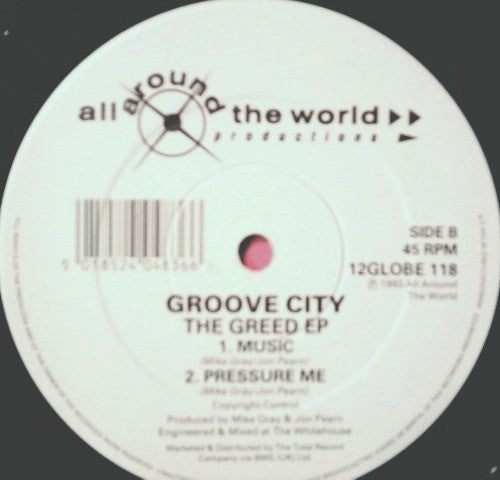 Groove City (2) : The Greed E.P. (12", EP)