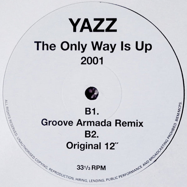 Yazz : The Only Way Is Up 2001 (12", Unofficial)