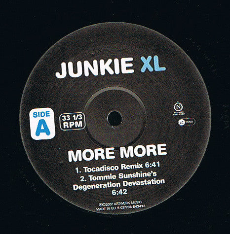 Junkie XL : More More (12")
