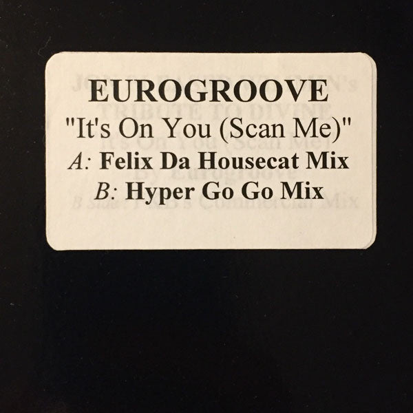 Eurogroove : It's On You (Scan Me) (12", Promo, W/Lbl)
