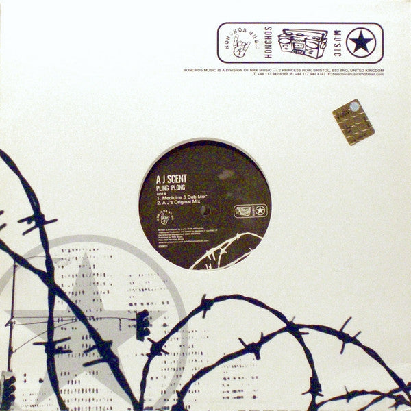 A J Scent* : Pling Plong (Medicine 8 Mixes / A J's Original Mix) (12")