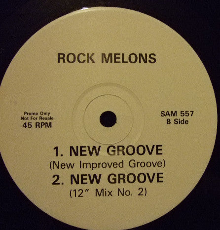 The Rockmelons : New Groove (12", Promo)