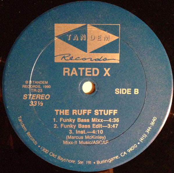 Rated X : The Ruff Stuff (12")