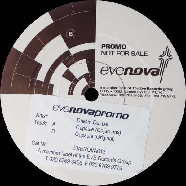 Dream Deluxe : Capsule (12", Promo)