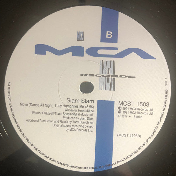 Slam Slam : Move! (12", Single)