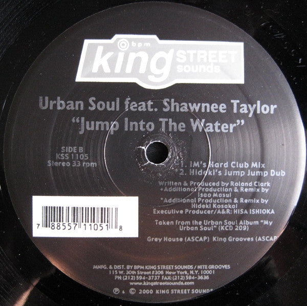 Urban Soul Feat. Shawnee Taylor : Jump Into The Water (12")