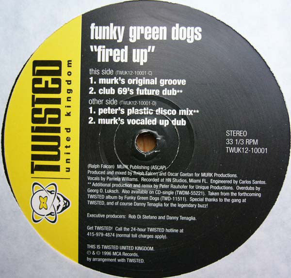 Funky Green Dogs : Fired Up (2x12")