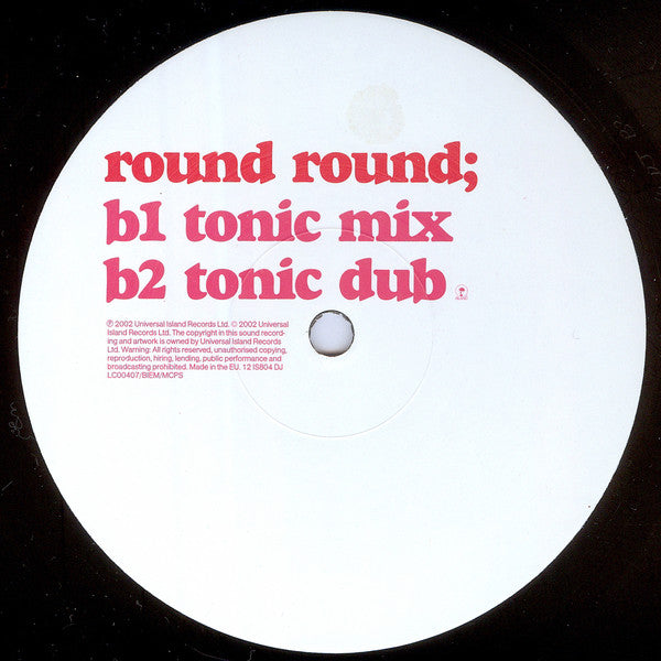 Sugababes : Round Round (12", Promo)