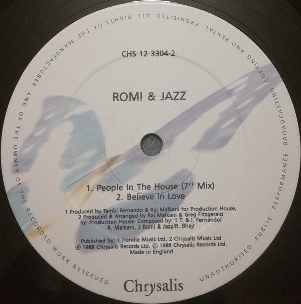 Romi & Jazz : People In The House (The Bhangra Beat Mix) (12")