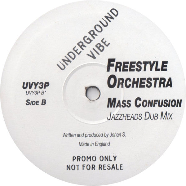 Freestyle Orchestra (2) : Mass Confusion (10", Promo)