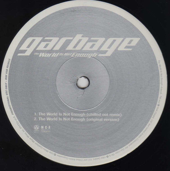 Garbage : The World Is Not Enough (12", Promo)