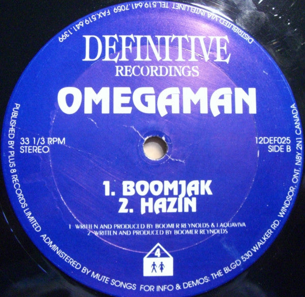 Omegaman : Guitar Groove (12")