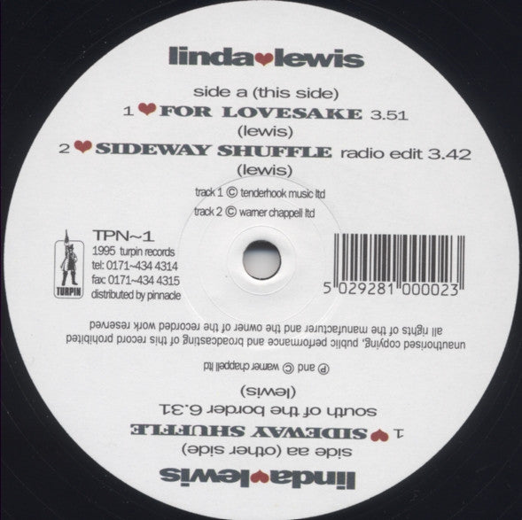 Linda Lewis : For Lovesake / Sideway Shuffle (12")