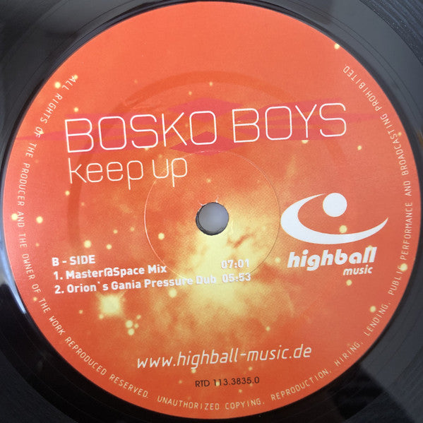 Bosko Boys : Keep Up (12")