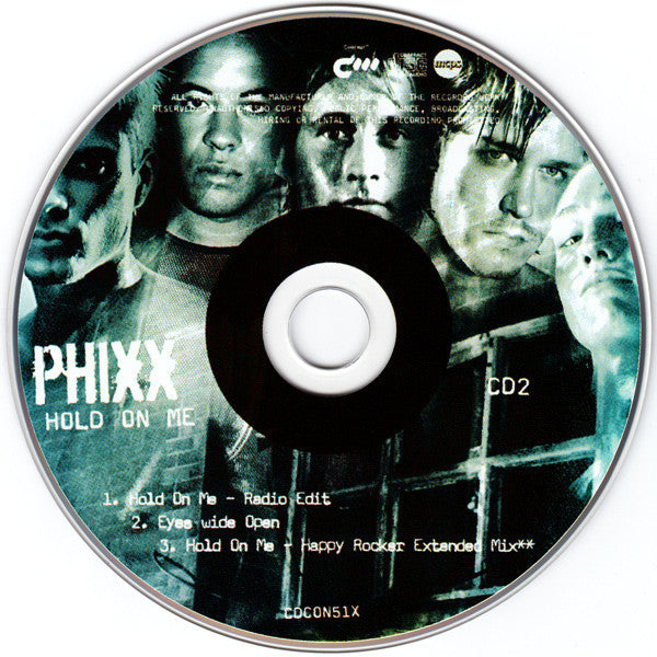 Phixx : Hold On Me (CD, Single, CD2)