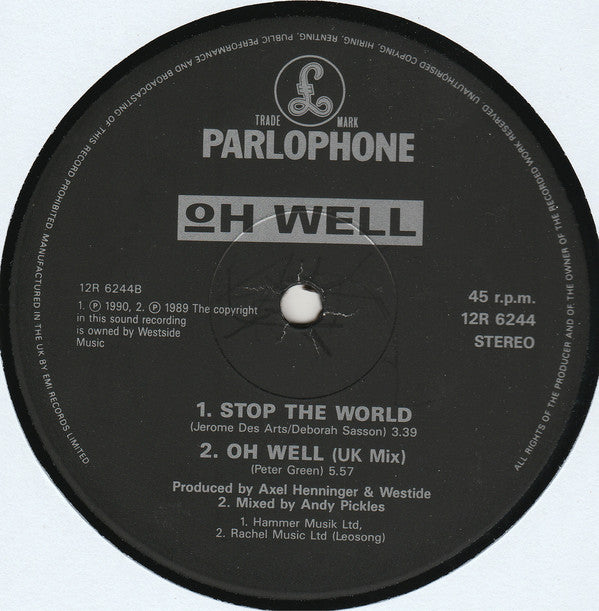 Oh Well : Radar Love (12")
