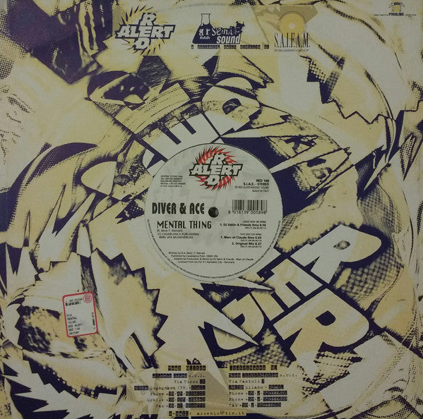 Diver & Ace : Mental Thing (12")