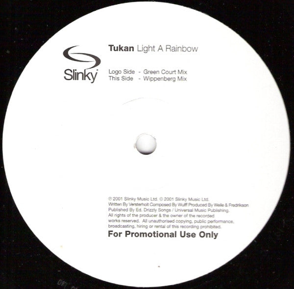 Tukan : Light A Rainbow (12", Promo)