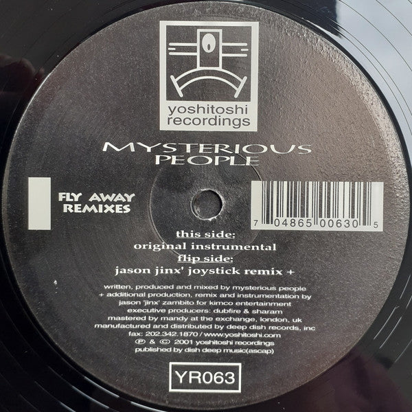 Mysterious People : Fly Away (Remixes) (2x12")