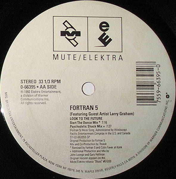 Fortran 5 Featuring Larry Graham : Look To The Future (12", Single)